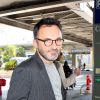 Frédéric Lopez arrive à l'aéroport de Nice pour le 69ème Festival International du film de Cannes le 17 mai 2016.