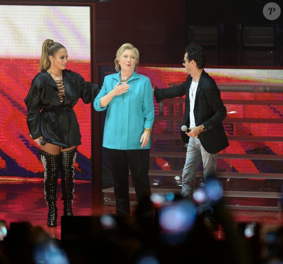 Concert de Jennifer Lopez en soutien à la candidate démocrate aux élections présidentielles US Hillary Clinton à Miami le 29 octobre 2016.