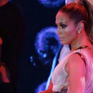 Jennifer Lopez lors de son concert de soutien à Hillary Clinton organisé le 29 octobre 2016 à Miami.