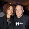 Leïla Slimani et Philippe Vandel - Le prix de Flore 2016 pour Nina Yargekov et sa "Double nationalité" au Café de Flore à Paris, France, le 8 novembre 2016.