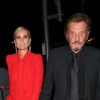 Johnny Hallyday et sa femme Laeticia Hallyday se rendent à l'after-party du film Alliés chez Bouchon à Beverly Hills, Los Angeles, le 9 novembre 2016.