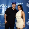 Rob Kardashian et sa fiancée Blac Chyna enceinte à Las Vegas, le 28 mai 2016.