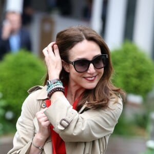Elsa Zylberstein au village des internationaux de France de tennis à Roland Garros à Paris 5 juin 2016.