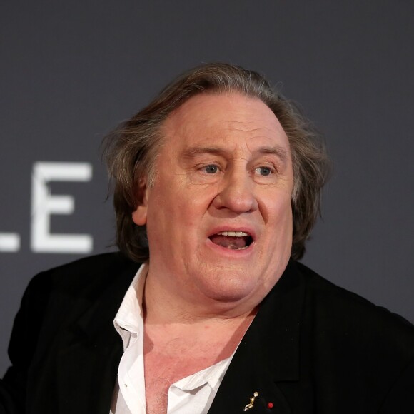 Gérard Depardieu - Avant premiére mondiale de la série TV Netflix, "Marseille" au Palais du Pharo de Marseille le 4 mai 2016.