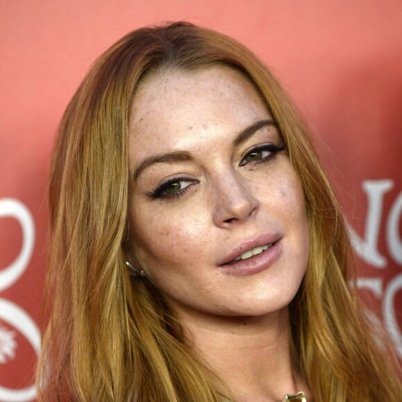 Lindsay Lohan assiste à la soirée anniversaire de la marque de bijoux "UNOde50" à Madrid. Le 9 juin 2016