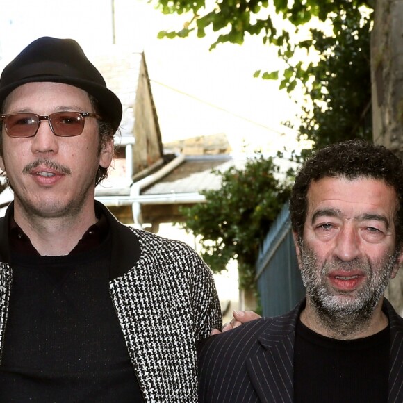 Les acteurs Reda Kateb, Hamé (Mohamed Bourokba), Ekoué (Ekoué Labitey) et Slimane Dazi pour leur film "Les derniers Parisiens" participent à la 25 edition du Festival du film de Sarlat le 11 novembre 2016. Patrick Bernard/ Bestimage11/11/2016 - Sarlat