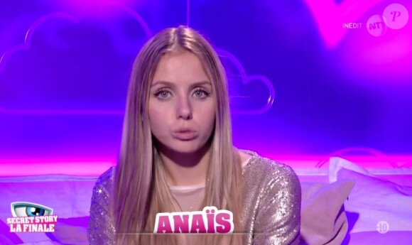 Anaïs - "Secret Story 10" sur NT1, le 15 novembre 2016.