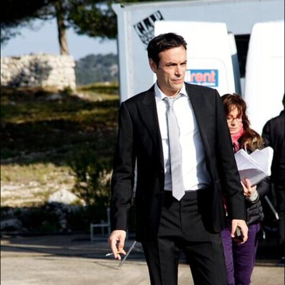 Anthony Delon sur le tournage du téléfilm de France 3 Alliances Rouge Sang
