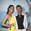 Robin Thicke et sa compagne April Love Geary - Soirée de Grisogono à l'hôtel Eden Roc au Cap d'Antibes lors du 68ème Festival International du film de Cannes. Le 19 mai 2015