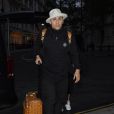 Le rappeur Taboo à son arrivée à son hôtel à Londres. Le 10 mai 2016