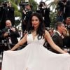 Mallika Sherawat - Montée des marches du film "Jimmy's Hall" lors du 67e Festival du film de Cannes – Cannes le 22 mai 2014.