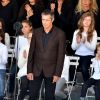 Julien Clerc - François Hollande lors de l'hommage National aux victimes de l'attentat de Nice à Nice le 15 octobre 2016 © Bruno Bebert / Bestimage