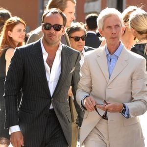 Tom Ford et Richard Buckley à Rome. Juillet 2007.