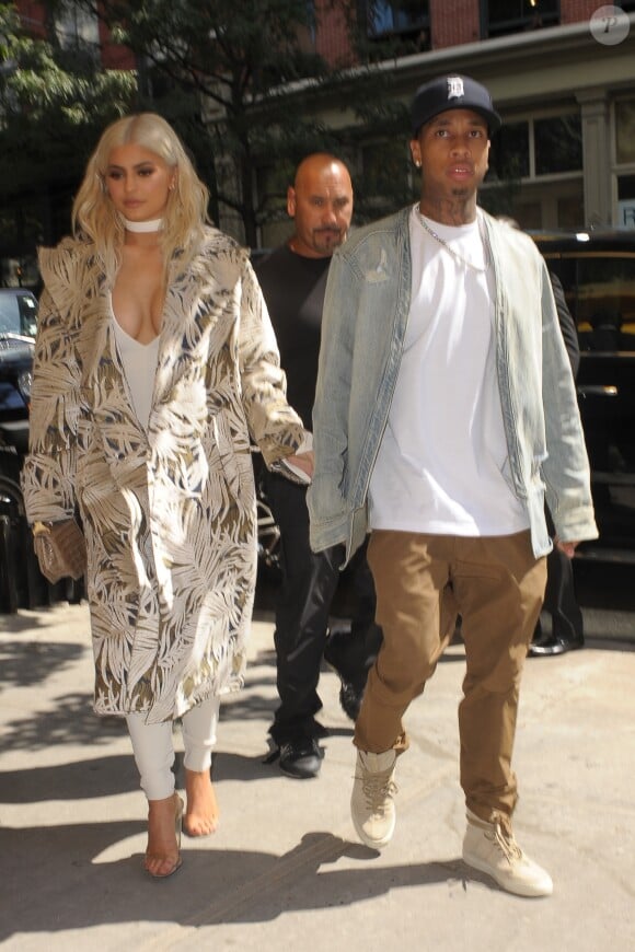 Kylie Jenner et Tyga repérés à New York le 7 septembre 2016.