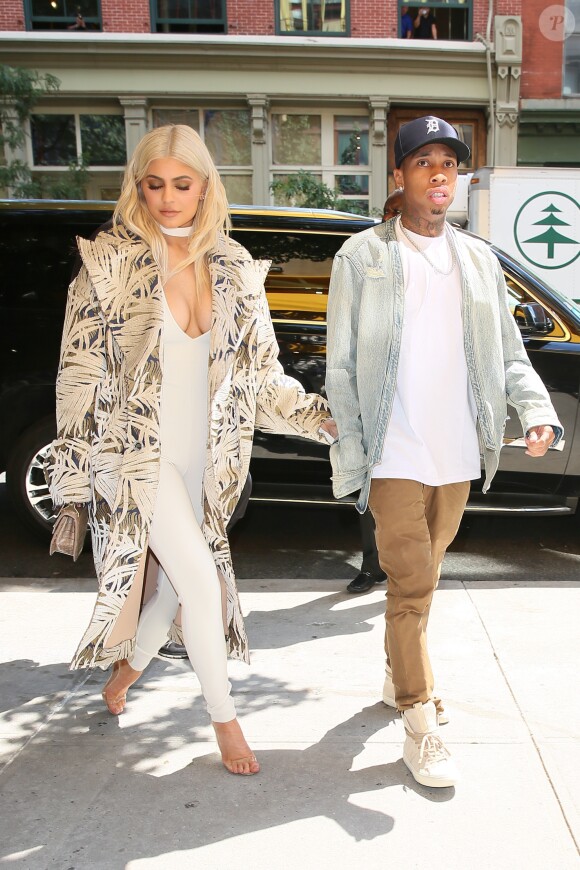 Kylie Jenner et Tyga repérés à New York le 7 septembre 2016.