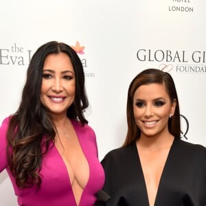 Maria Bravo et Eva Longoria au Global Gift Gala organisé à Londres le 19 novembre 2016.