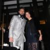 Olivier Giroud et sa femme Jennifer arrivent au Global Gift Gala organisé à Londres le 19 novembre 2016.