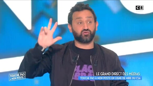 Cyril Hanouna répond au CSA dans "Touche pas à mon poste" le 22 novembre 2016.