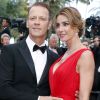 Rocco Siffredi et sa femme Rosa Caracciolo (Rozsa Tassi) - Montée des marches du film "Money Monster" lors du 69ème Festival International du Film de Cannes, le 12 mai 2016.