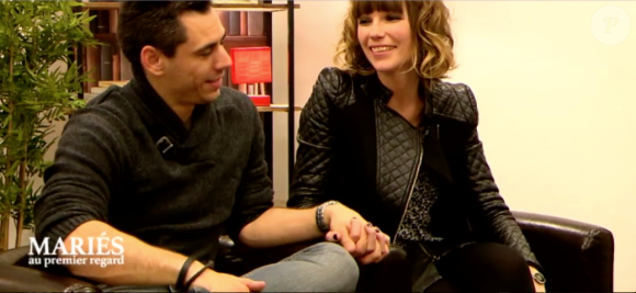 Nathalie et Benoît - "Mariés au premier regard" sur M6. Le 28 novembre 2016.