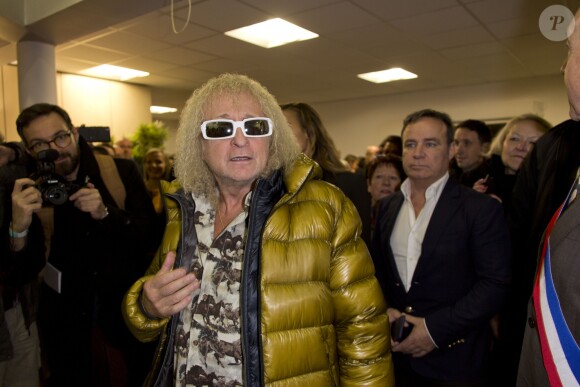 Michel Polnareff - Inauguration du centre culturel Michel Polnareff à Fontenay-Trésigny le 25 novembre 2016
