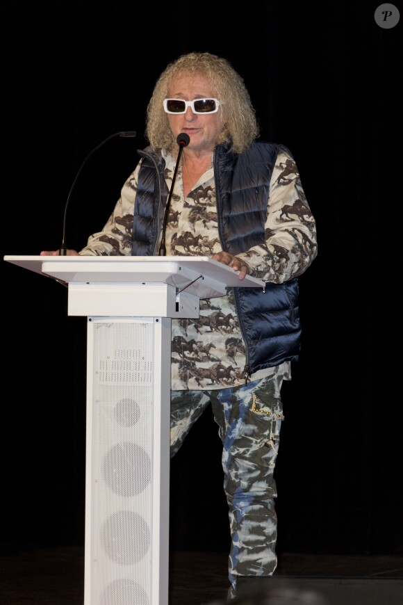 Michel Polnareff - Inauguration du centre culturel Michel Polnareff à Fontenay-Trésigny le 25 novembre 2016