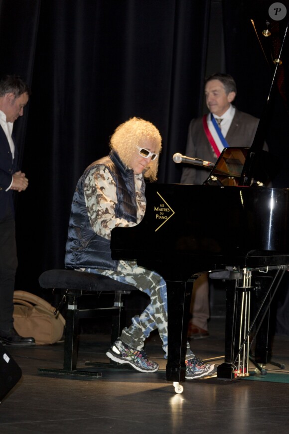 Michel Polnareff - Inauguration du centre culturel Michel Polnareff à Fontenay-Trésigny le 25 novembre 2016