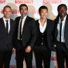 Medi Sadoun, Ary Abittan, Frédéric Chau et Noom Diawara - Avant-première du film "Qu'est-ce qu'on a fait au Bon Dieu?" au Grand Rex à Paris, le 10 avril 2014.