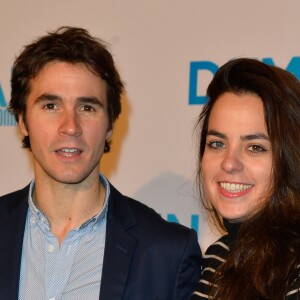 Anouchka Delon et son compagnon Julien Dereims - Avant première du film "Demain tout commence" au Grand Rex à Paris le 28 novembre 2016. © Coadic Guirec/Bestimage