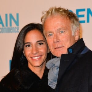 Franck Dubosc et sa femme Danièle - Avant première du film "Demain tout commence" au Grand Rex à Paris le 28 novembre 2016. © Coadic Guirec/Bestimage