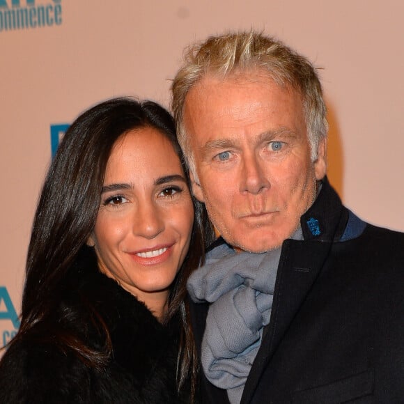 Franck Dubosc et sa femme Danièle - Avant première du film "Demain tout commence" au Grand Rex à Paris le 28 novembre 2016. © Coadic Guirec/Bestimage