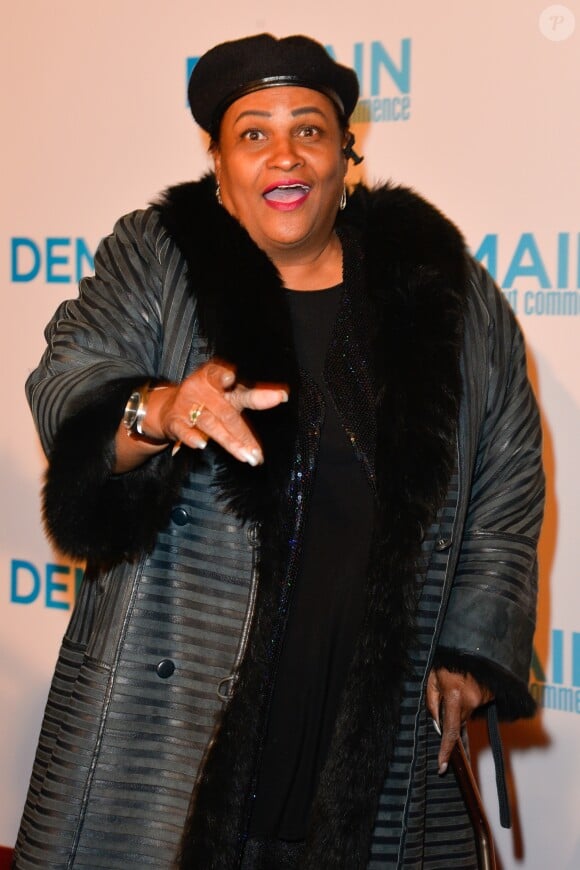 Belinda Boyd (Khalilah Camacho Ali est l'ancienne femme du boxeur Mohamed Ali) - Avant première du film "Demain tout commence" au Grand Rex à Paris le 28 novembre 2016. © Coadic Guirec/Bestimage