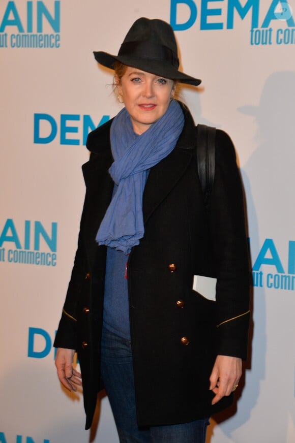 Agnès Soral - Avant première du film "Demain tout commence" au Grand Rex à Paris le 28 novembre 2016. © Coadic Guirec/Bestimage