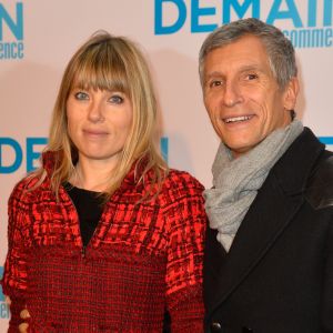 Nagui et sa femme Mélanie Page - Avant première du film "Demain tout commence" au Grand Rex à Paris le 28 novembre 2016. © Coadic Guirec/Bestimage