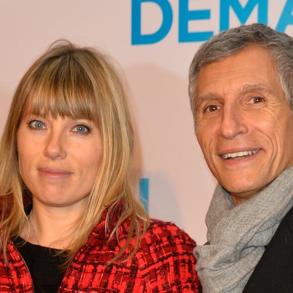 Nagui et sa femme Mélanie Page - Avant première du film "Demain tout commence" au Grand Rex à Paris le 28 novembre 2016. © Coadic Guirec/Bestimage