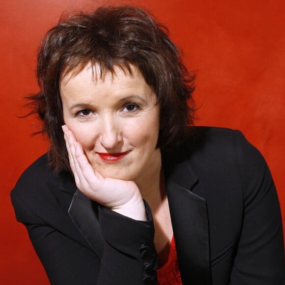 Portrait d'Anne Roumanoff réalisé le 7 avril 2014 à Paris.