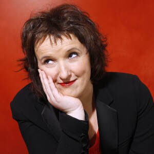 Portrait d'Anne Roumanoff réalisé le 7 avril 2014 à Paris.