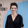 Juliette Binoche lors de la présentation de l'association "Women In Action" à Madrid le 19 novembre 2016 Actress Juliette Binoche during the presentation of the Women In Action 2016 on Saturday 19 November 2016