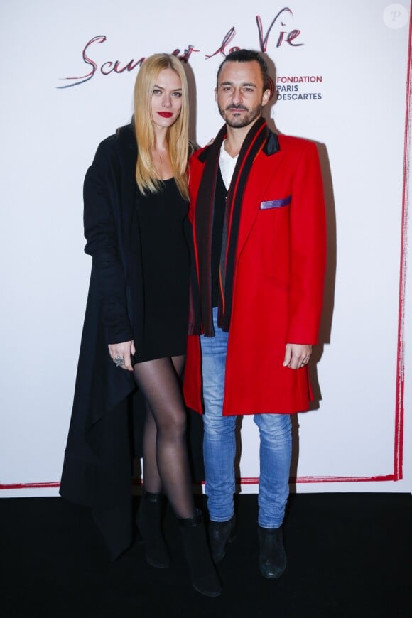 Semi-exclusif - Natalia Belova et Alex Leblanc  au Dîner "Sauver la vie" pour la fondation Descartes au Pavillon Ledoyen à Paris le 30 novembre 2016. © Olivier Borde/Bestimage