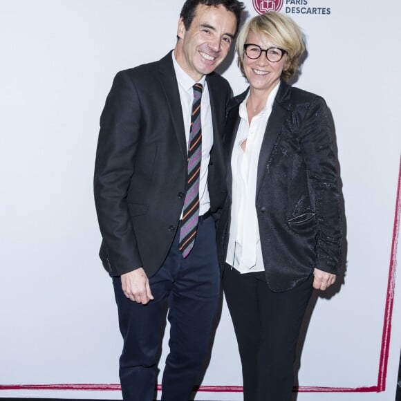 Semi-exclusif - Stéphane Mahon et Ariane Massenet  au Dîner "Sauver la vie" pour la fondation Descartes au Pavillon Ledoyen à Paris le 30 novembre 2016. © Olivier Borde/Bestimage