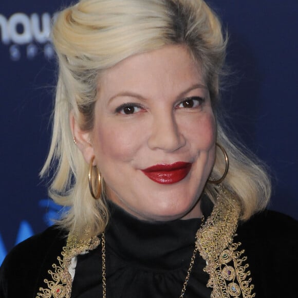 Tori Spelling enceinte à la première de ''Moana'' à Hollywood, le 14 novembre 2016.