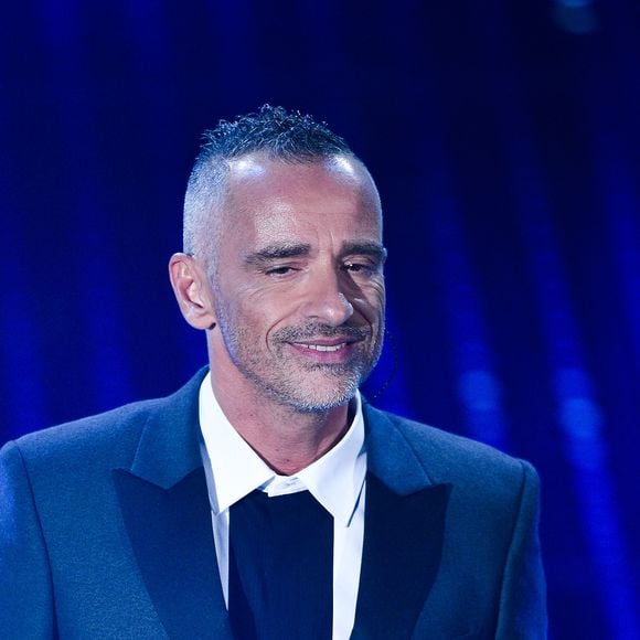 Eros Ramazzotti lors de la Seconde soirée du Festival de Sanremo (San Remo). Le 10 février 2016