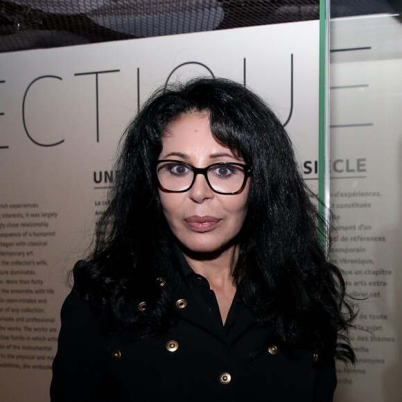 Yamina Benguigui - Vernissage de l'exposition de 60 oeuvres d'art africain et océanien issues de la collection personnelle de Marc Ladreit de Lacharrière au Musée du Quai Branly - Jacques Chirac à Paris, le 22 Novembre 2016. Intitulée "Eclectique, une collection du XXIe siècle", cette exposition s'y tiendra jusqu'au 2 avril 2017. © Dominique Jacovides/Bestimage