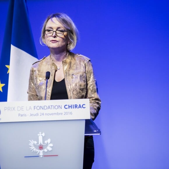 Claude Chirac - Cérémonie de remise du prix de la Fondation Chirac au musée du Quai Branly à Paris, 24 novembre 2016. © Denis Allard/Pool/Bestimage