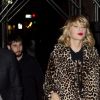 Taylor Swift porte un manteau imprimé léopard dans le quartier de Lower Manhattan à New York City, New York, Etazts-Unis, le 7 novembre 2016