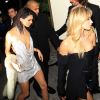 Kendall Jenner et Hailey Baldwin arrivent à l'anniversaire de Kendall Jenner au restaurant Catch à West Hollywood, le 2 novembre 2016