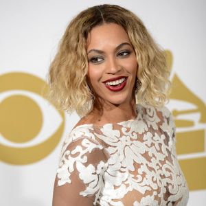 Beyoncé aux Grammy Awards, le 26 janvier 2014 à Los Angeles. 