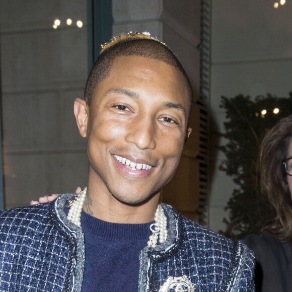 Pharrell Williams et la princesse Caroline de Monaco - Défilé Chanel Métiers d'Art 2016-2017 au Ritz à Paris, le 6 décembre 2016. © Olivier Borde/Bestimage