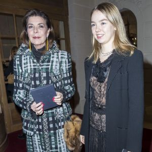 La princesse Caroline de Monaco et sa fille la princesse Alexandra de Hanovre - Défilé Chanel Métiers d'Art 2016-2017 au Ritz à Paris, le 6 décembre 2016. © Olivier Borde/Bestimage