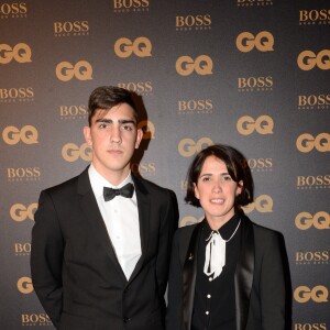 Théo et Maud Griezmann à la 7ème cérémonie des "Hommes de l'Année GQ" au musée d'Orsay à Paris, le 23 novembre 2016. © Rachid Bellack/Bestimage  Celebrities at the "7th GQ Awards - Men of the Year" ceremony held at the Orsay Museum in Paris. November 23rd, 2016.23/11/2016 - Paris